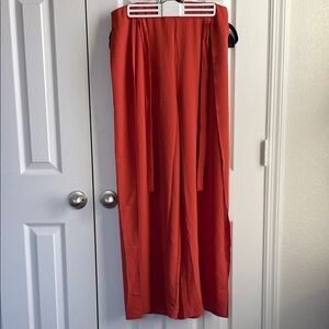 Cupshe Vibrant Orange Wide Leg Pants